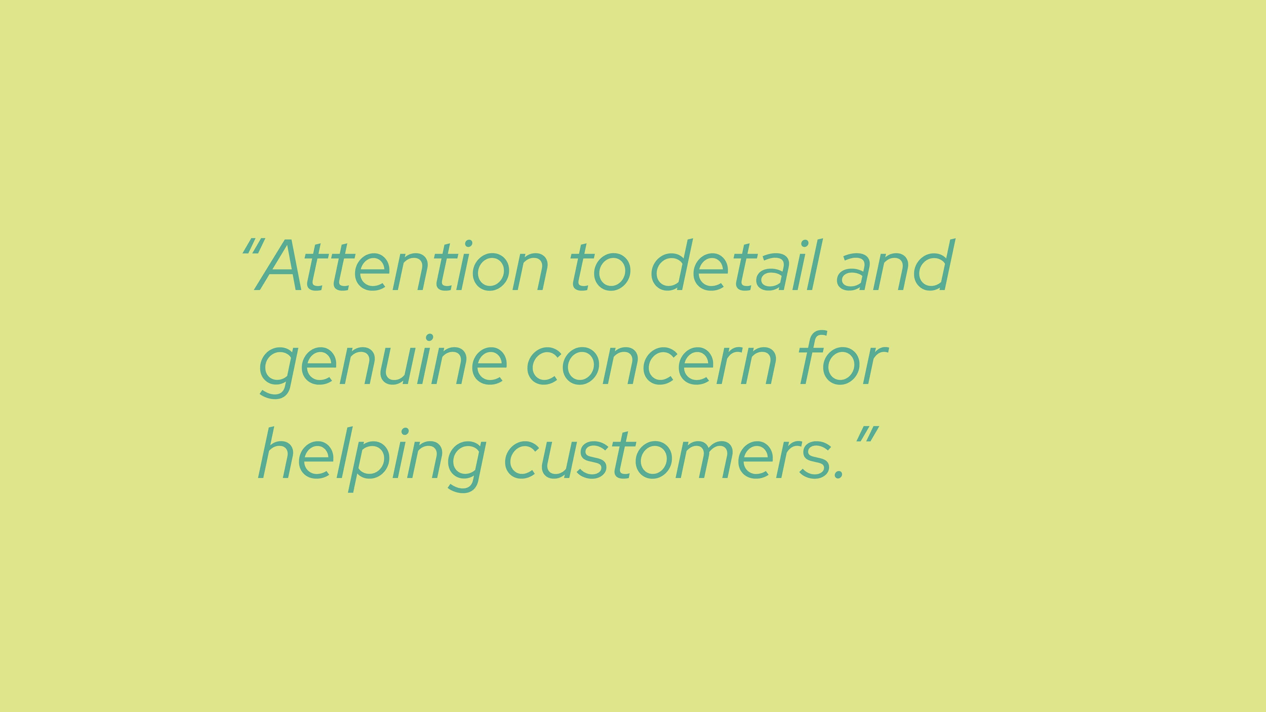 A Qualcomm member testimonial quote on a green background.