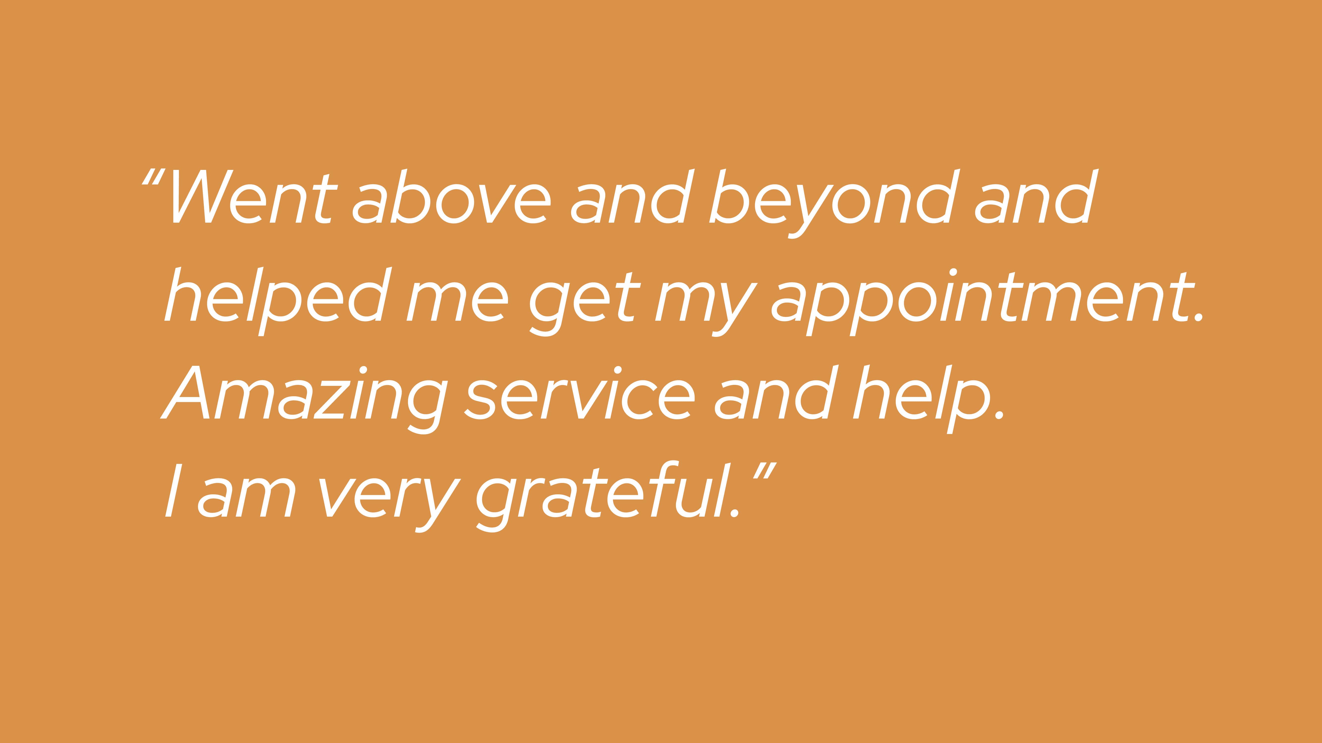 A Qualcomm member testimonial quote on a orange background.