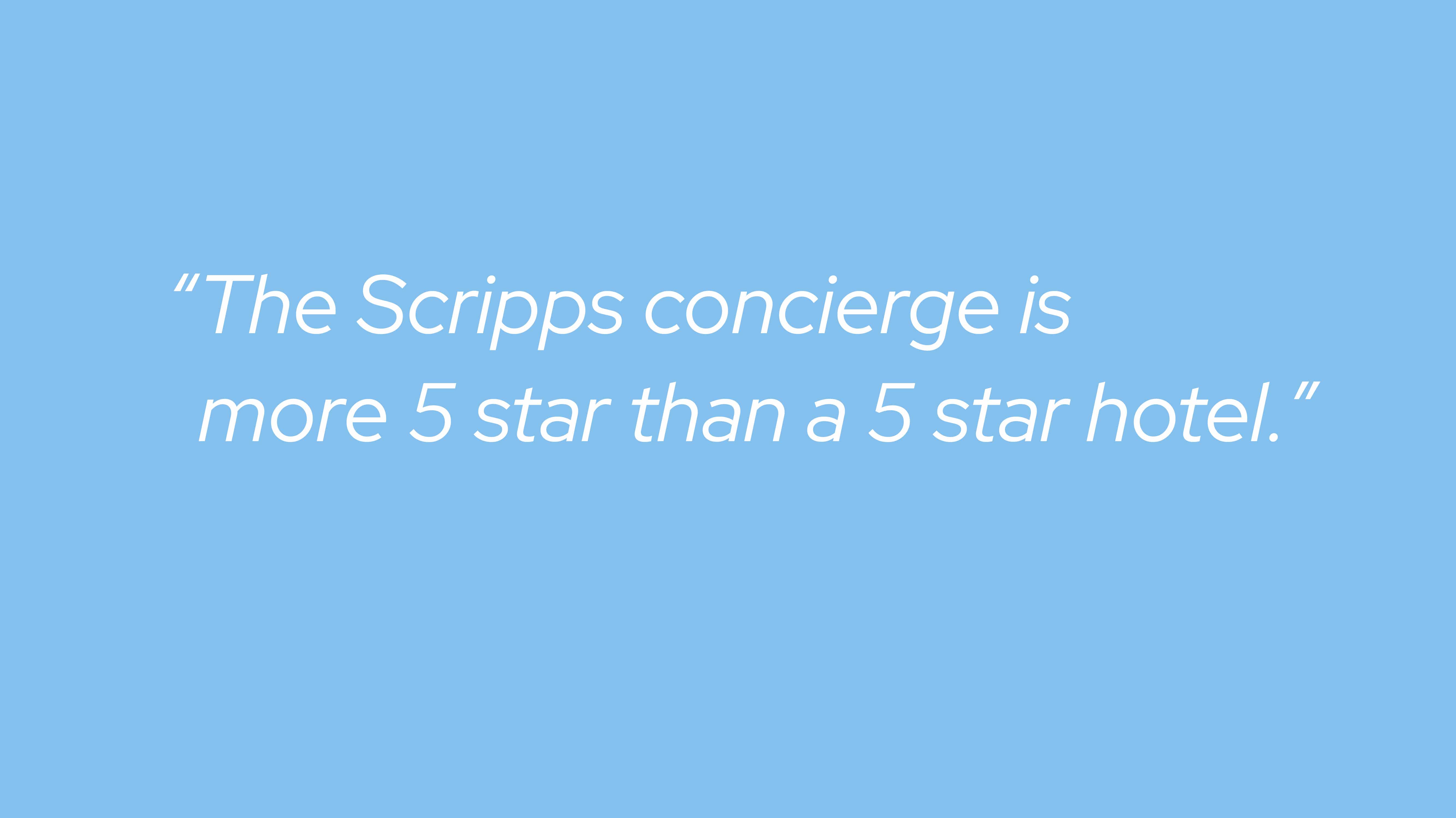 A Qualcomm member testimonial quote on a blue background.